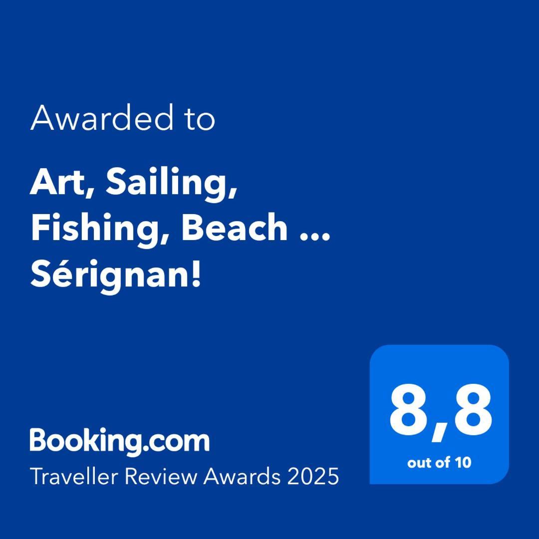 Art, Sailing, Fishing, Beach ... Serignan! Zewnętrze zdjęcie